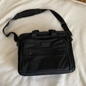 TUMI T-Pass Laptop Organizer Briefcase 26531DH Black